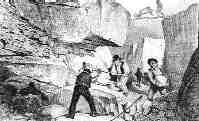 extraction de la craie